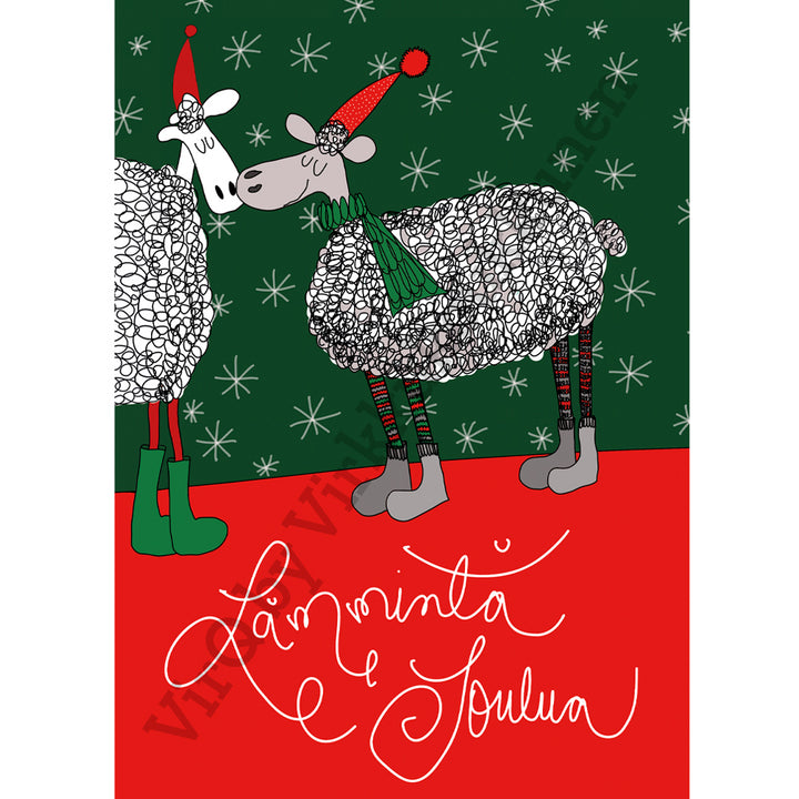 Joulukortti | LÄMMINTÄ JOULUA