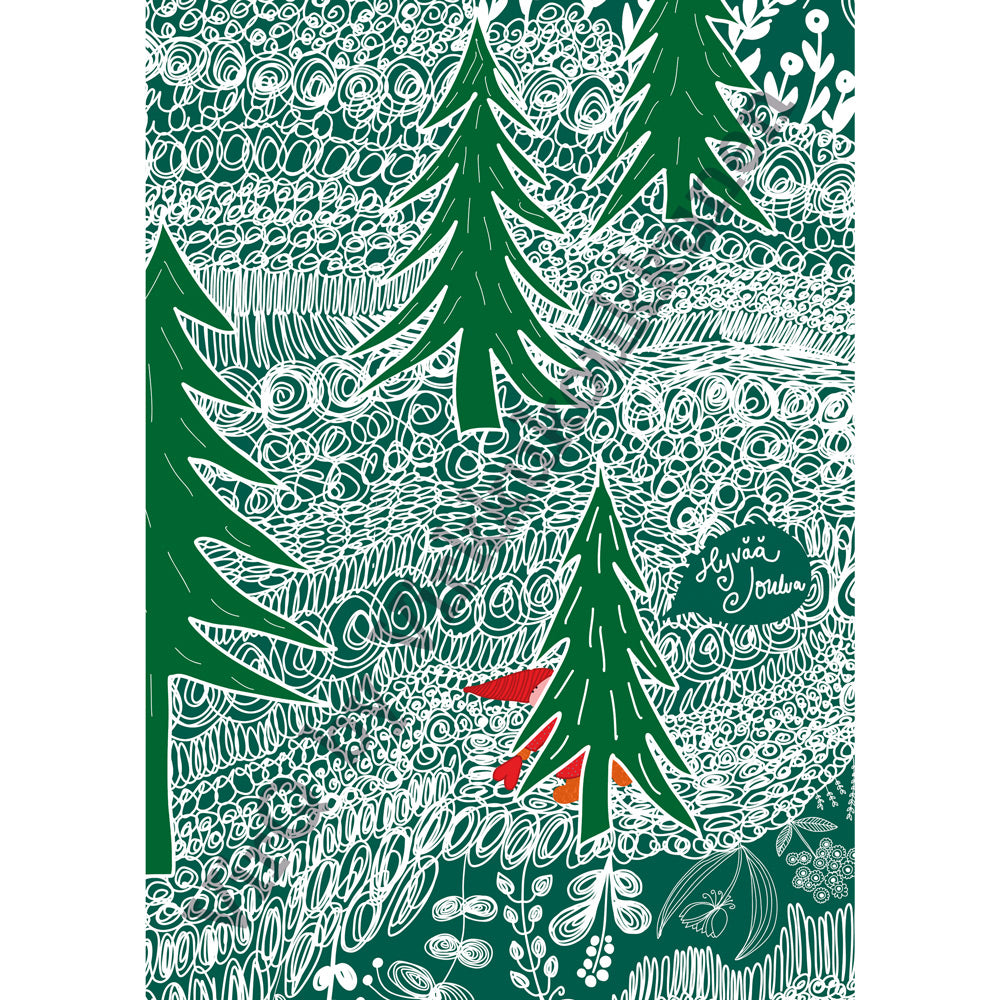 Joulukortti | USVAKUUSIKKO | Hyvää joulua!