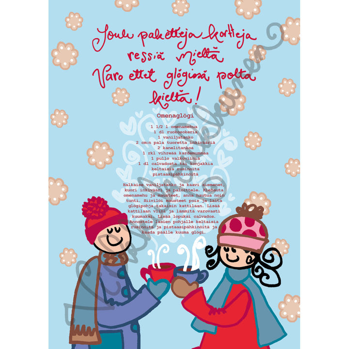 Taittokortti "Omenaglögi" 727