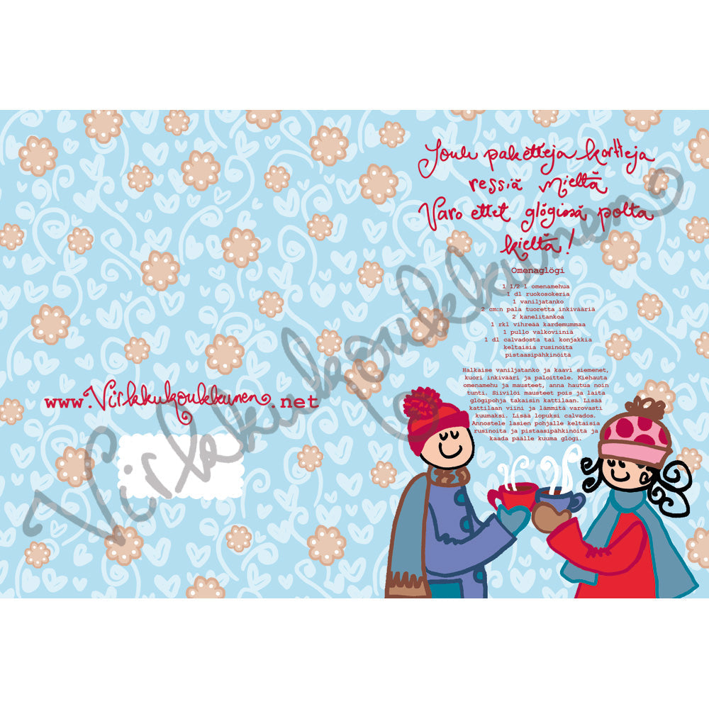 Taittokortti "Omenaglögi" 727