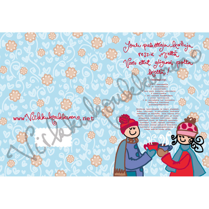 Taittokortti "Omenaglögi" 727