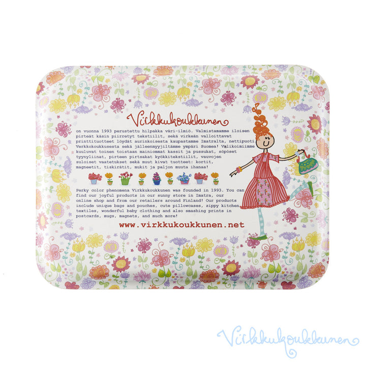 Suuri Kokopala-tarjotin "Riti rati! Rallal laa! Lal lal laa!"