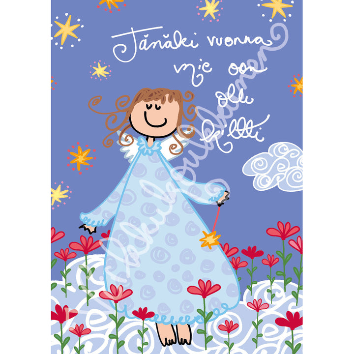 Magnetic-kortti "Tänäki vuonna mie oon ollu kiltti" 2024