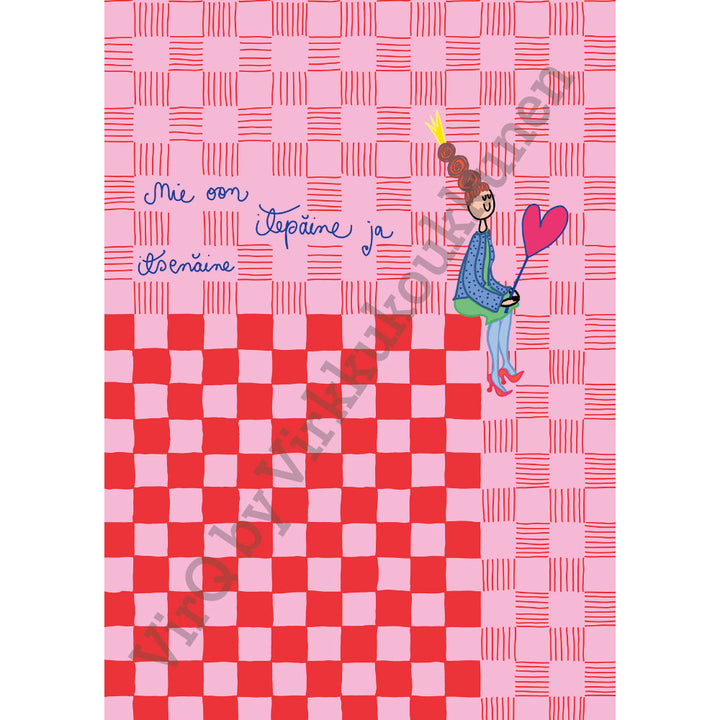 Postikortti | ITEPÄINE JA ITSENÄINE