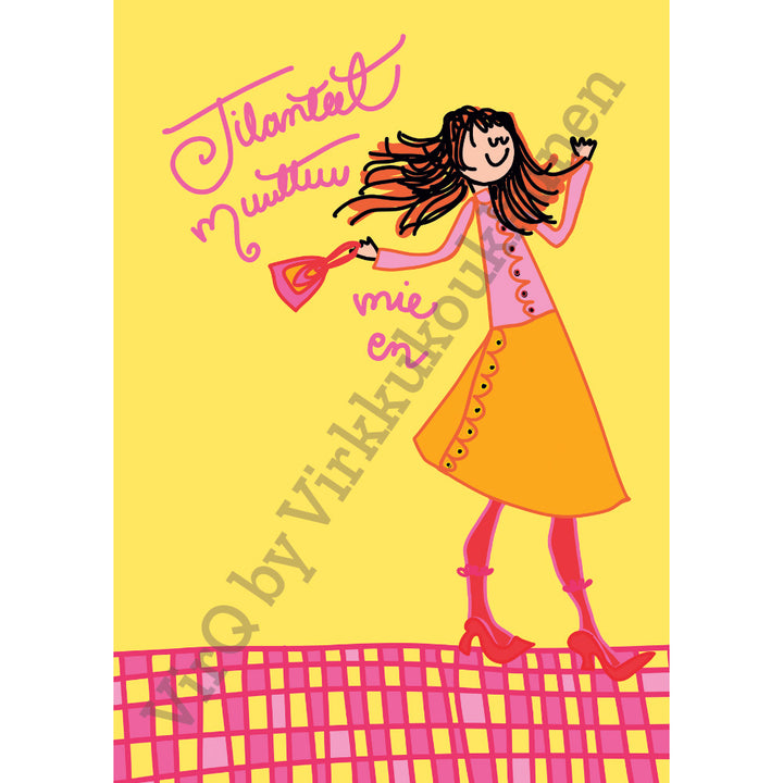 Postikortti | TILANTEET MUUTTUU, MIE EN