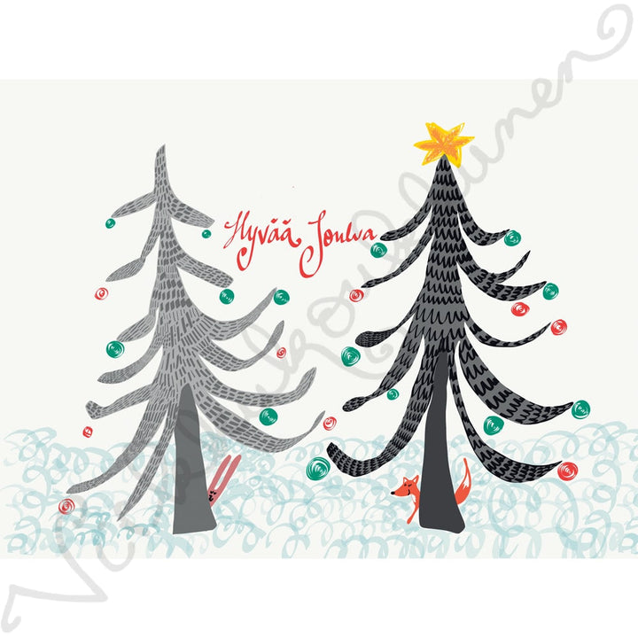 joulukortti-528-Pupun ja ketun joulu