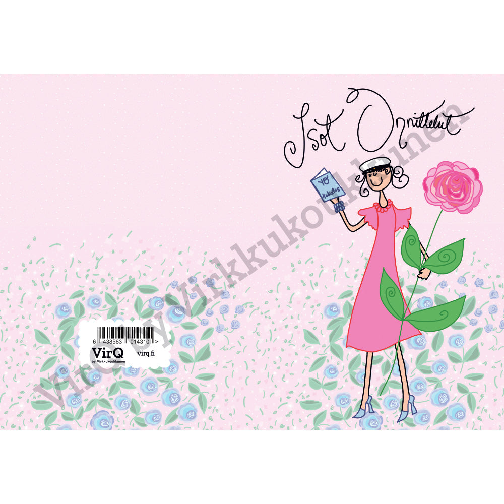 Taittokortti | ISOT ONNITTELUT | ylioppilastyttö