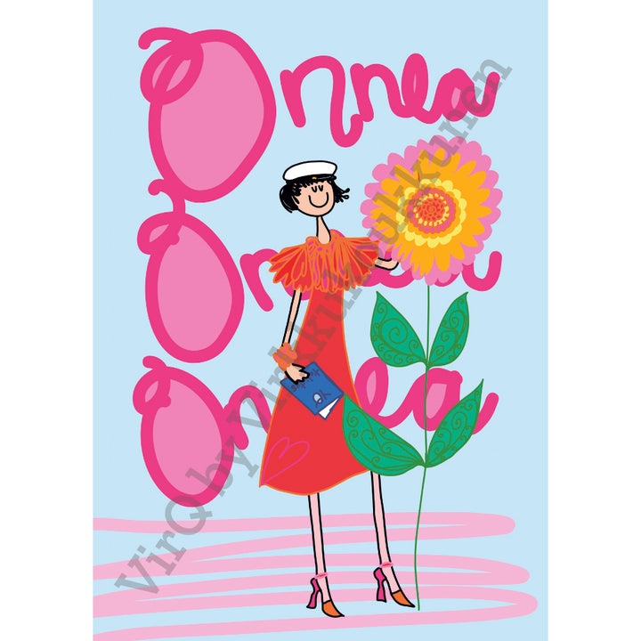 Taittokortti | Onnea onnea onnea | ylioppilastyttö