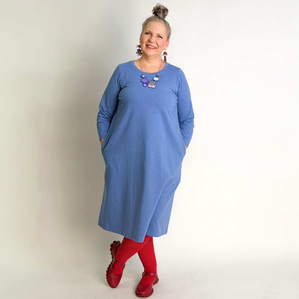 Ajaton collegemekko | HARMAANSININEN