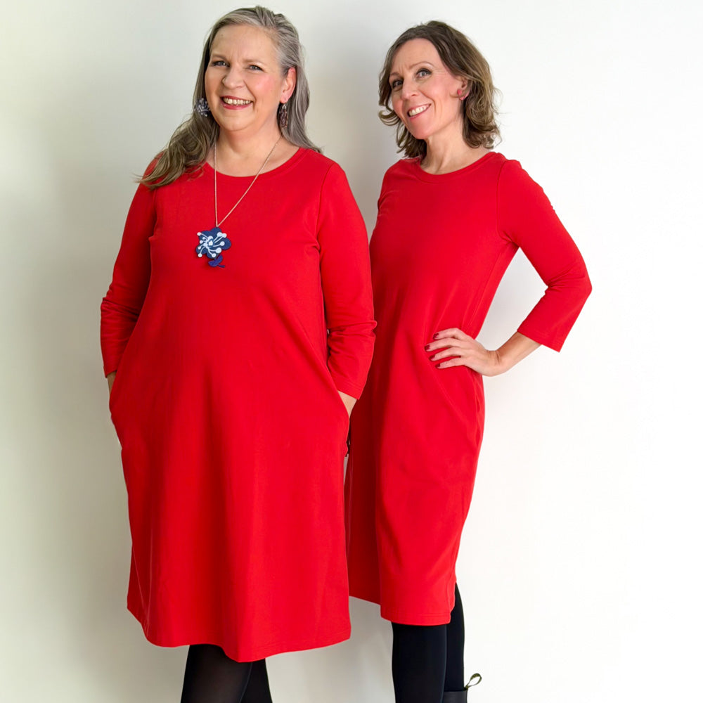 Ajaton collegemekko | MANSIKANPUNAINEN