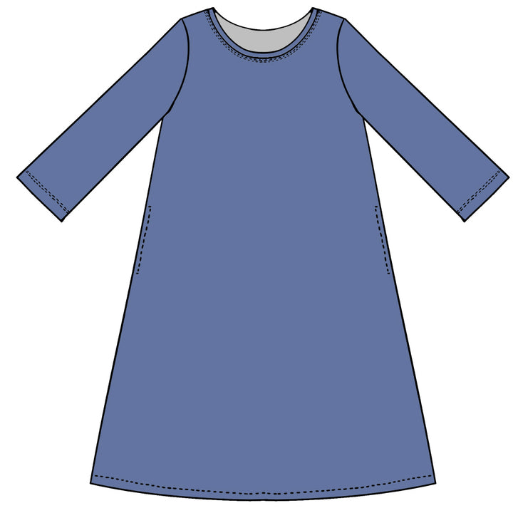 Ajaton collegemekko | HARMAANSININEN