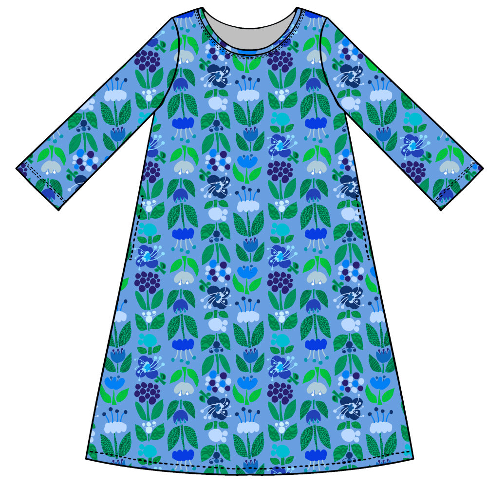 Ajaton Jersey Dress | BLUMMA | blue