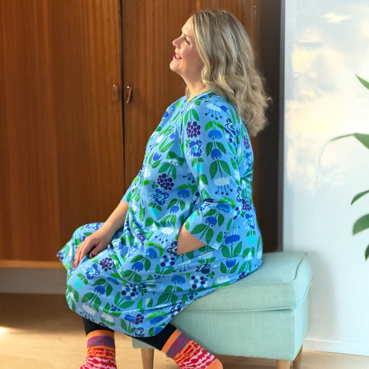 Ajaton Jersey Dress | BLUMMA | blue