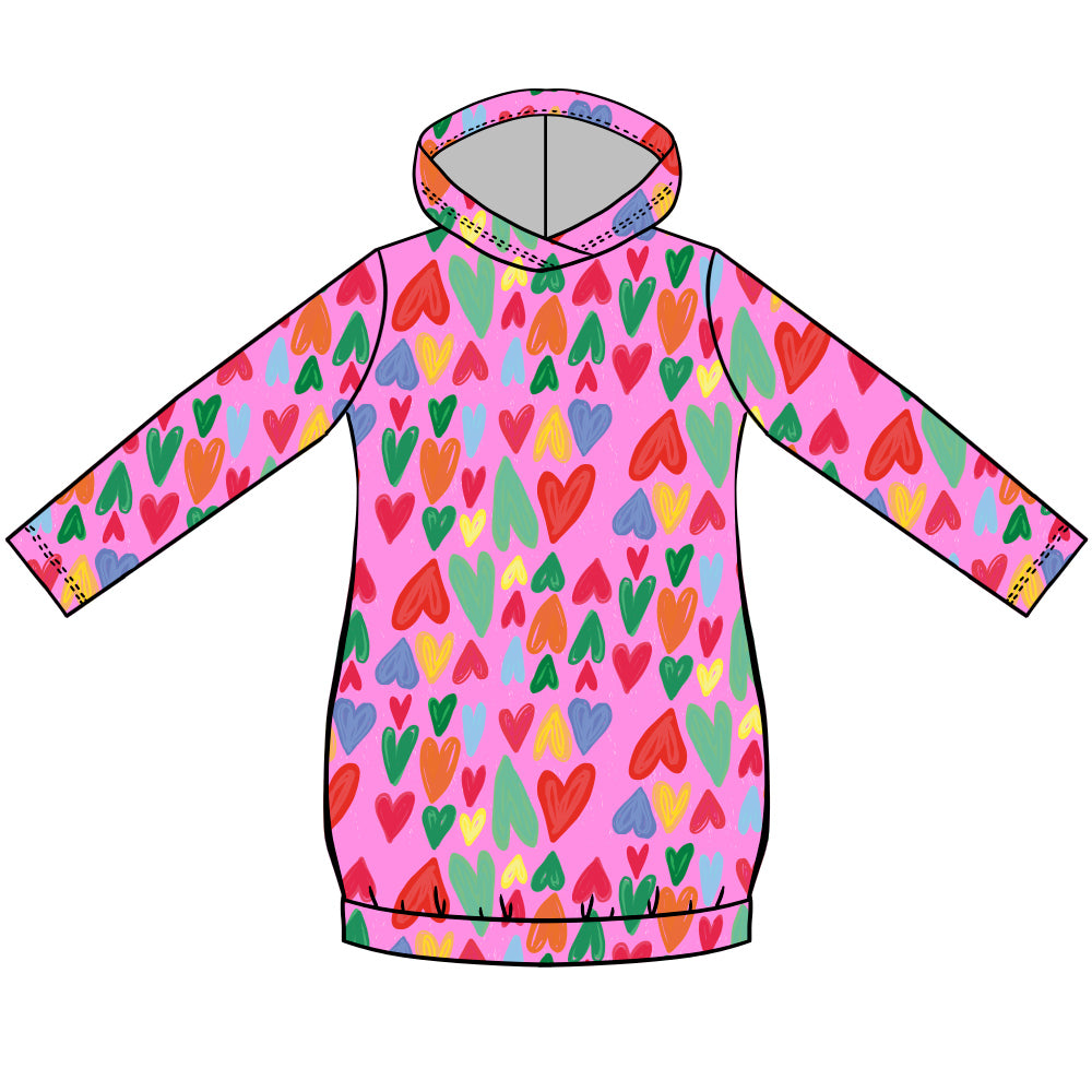 Huippu | Hoodie Tunic | HERTTA