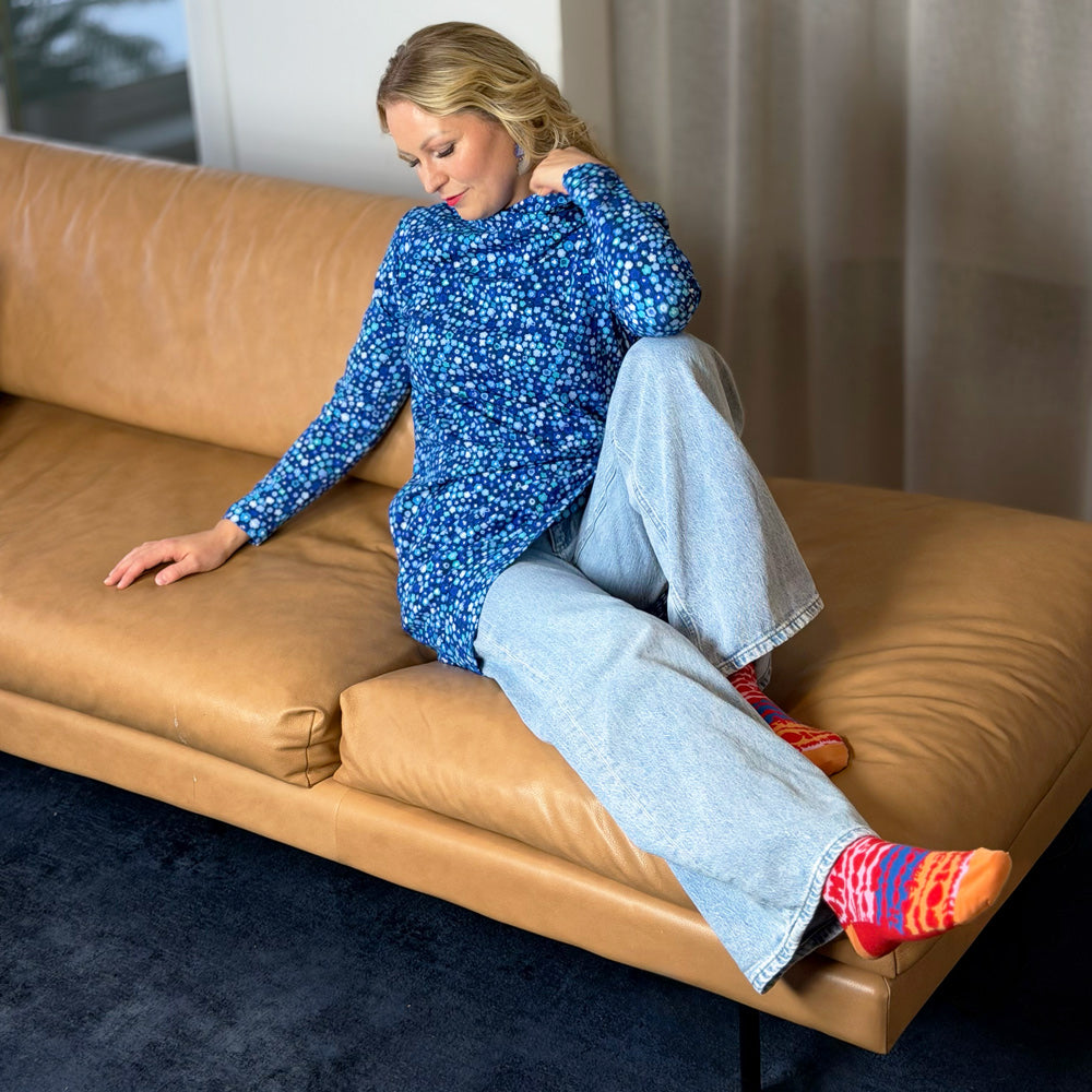 Huippu | Hoodie Tunic | SUVI | blue