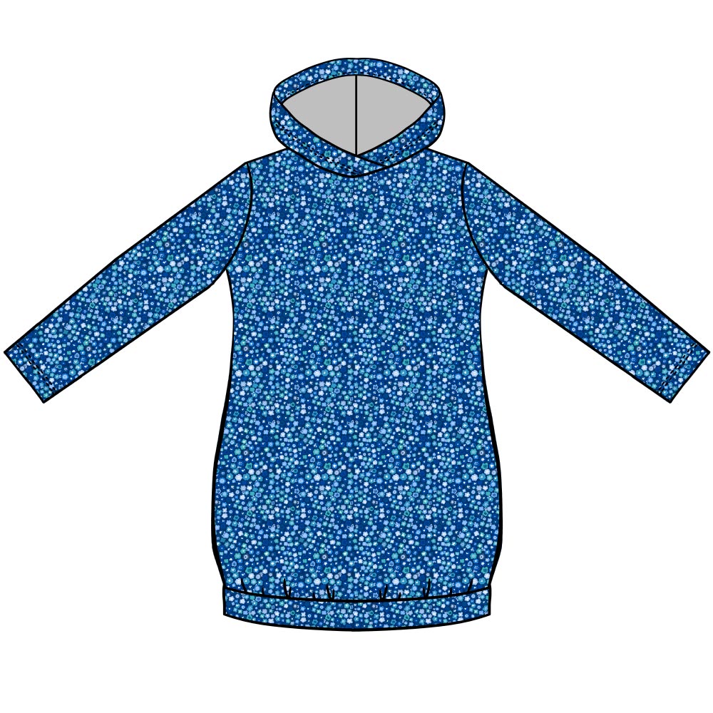 Huippu | Hoodie Tunic | SUVI | blue