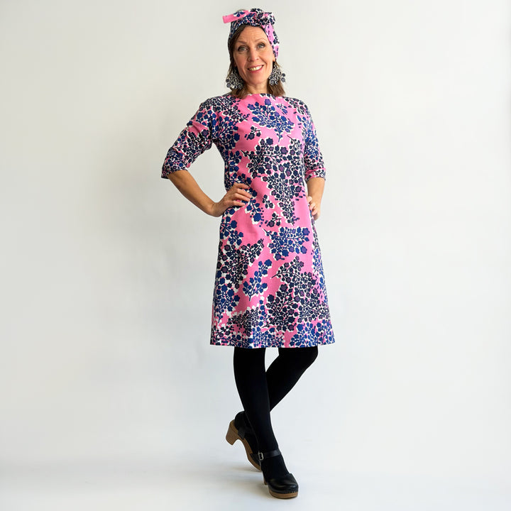 Huisi trikoomekko | KIRSIKKAPUU | pinkki