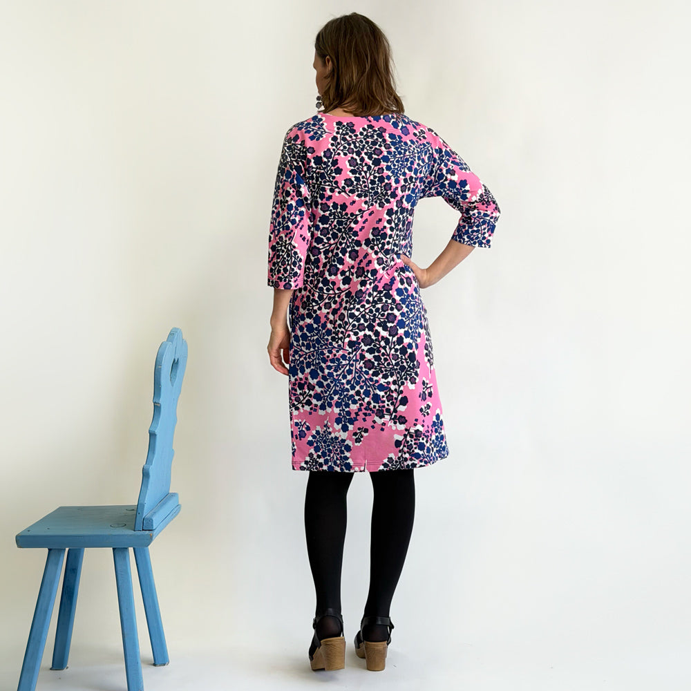 Huisi trikoomekko | KIRSIKKAPUU | pinkki