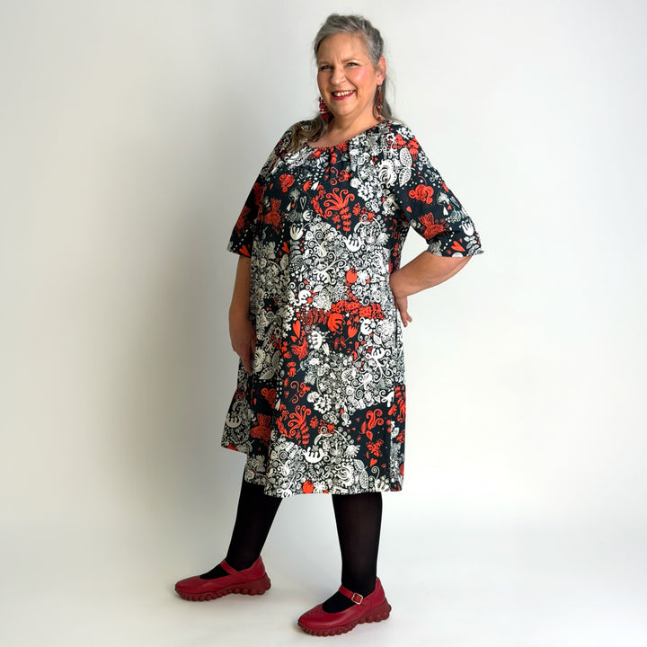 Jazz mekko | PARATIISI | musta