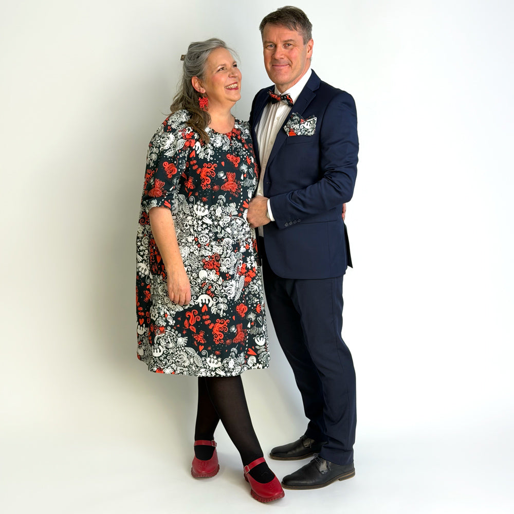 Jazz mekko | PARATIISI | musta