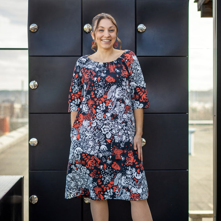 Jazz mekko | PARATIISI | musta