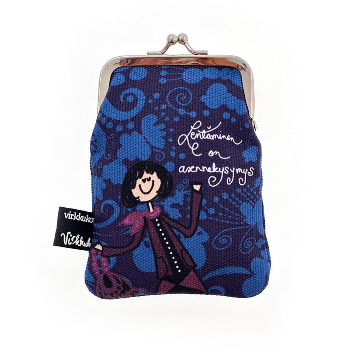 Frame Coin Purse | KRUMELUURI | blueberry