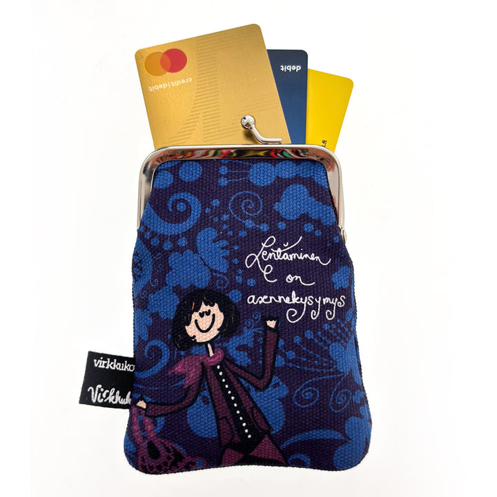Frame Coin Purse | KRUMELUURI | blueberry