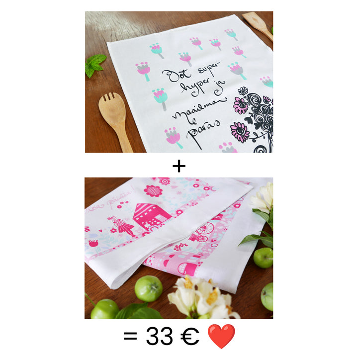 Keittiöpyyhekimppa | SYNTTÄRITARJOUS