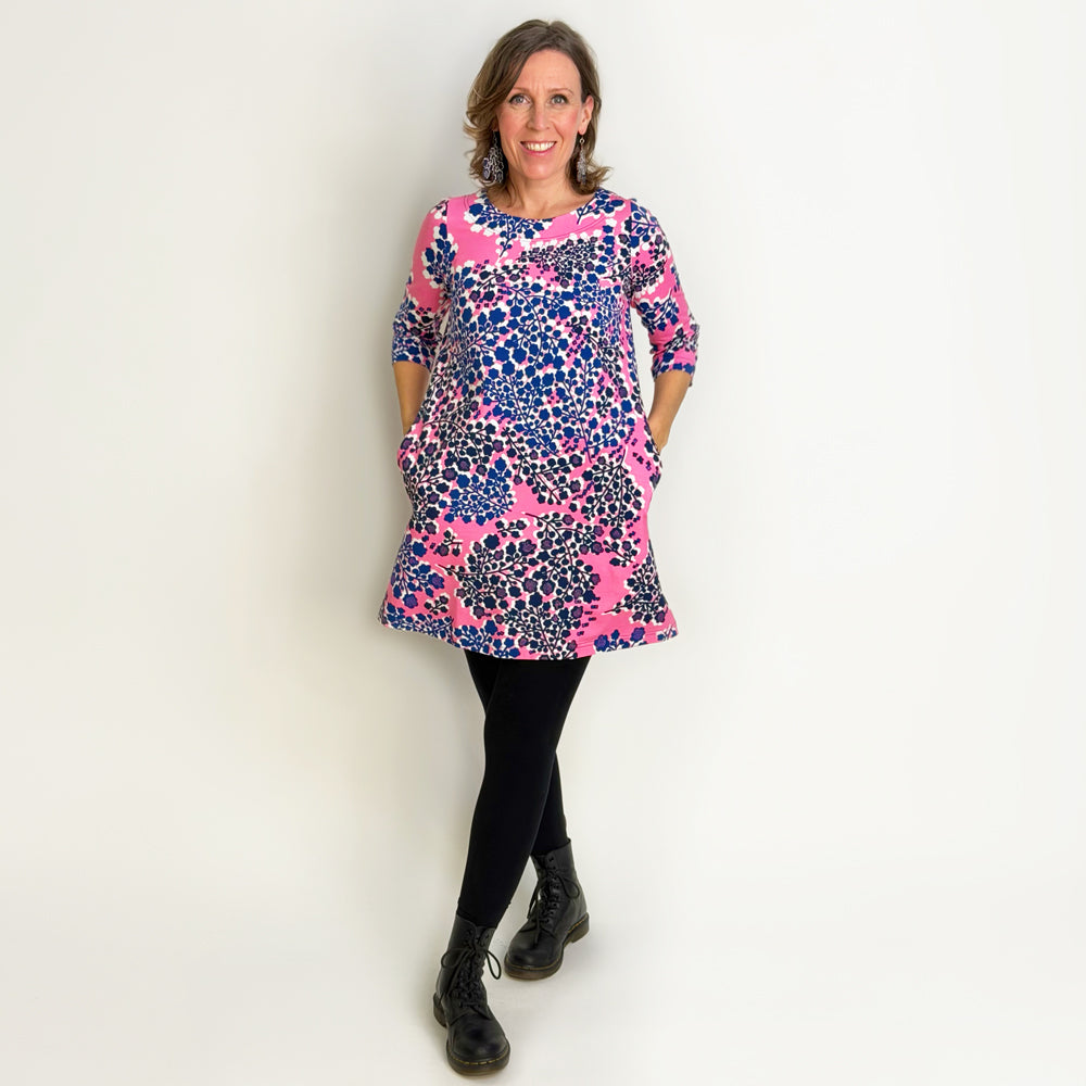 Kelpokolttu | trikootunika | KIRSIKKAPUU | pinkki