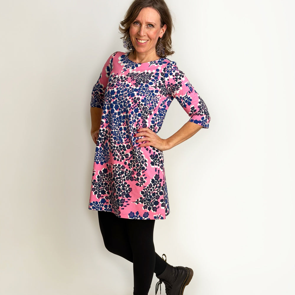 Kelpokolttu | trikootunika | KIRSIKKAPUU | pinkki