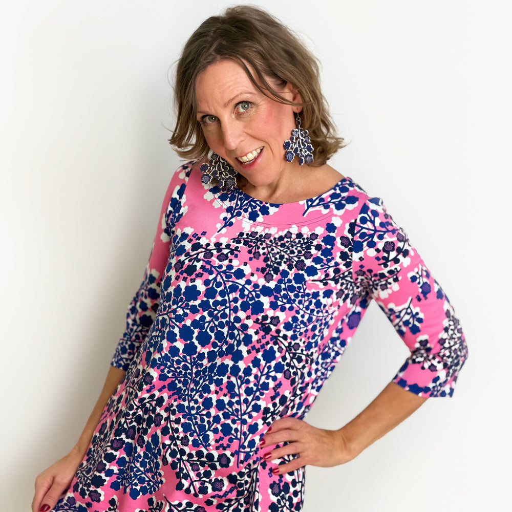 Kelpokolttu | trikootunika | KIRSIKKAPUU | pinkki