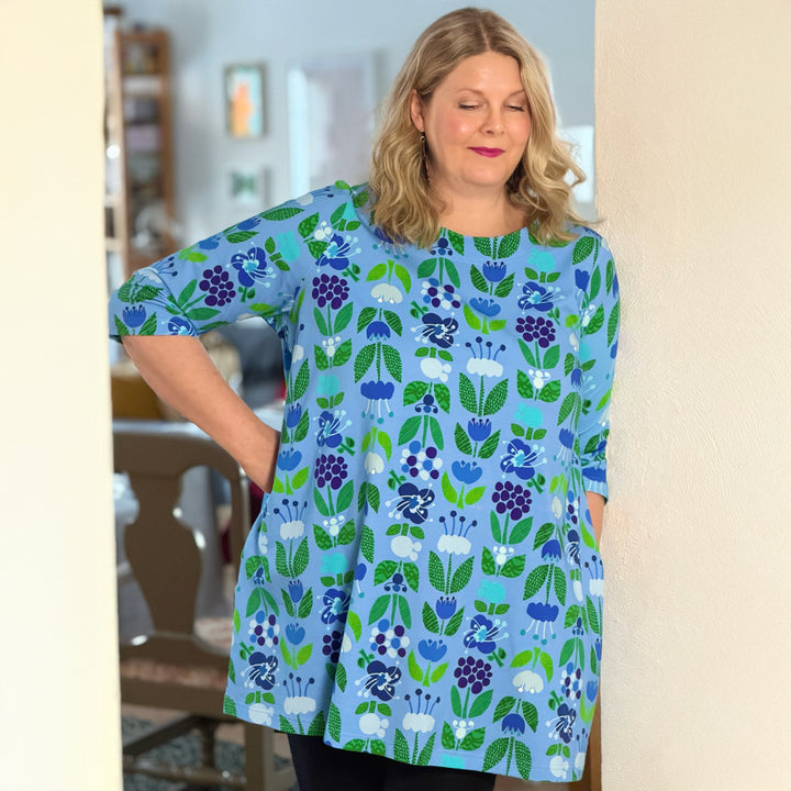 Kelpokolttu | Jersey Tunic | BLUMMA | blue