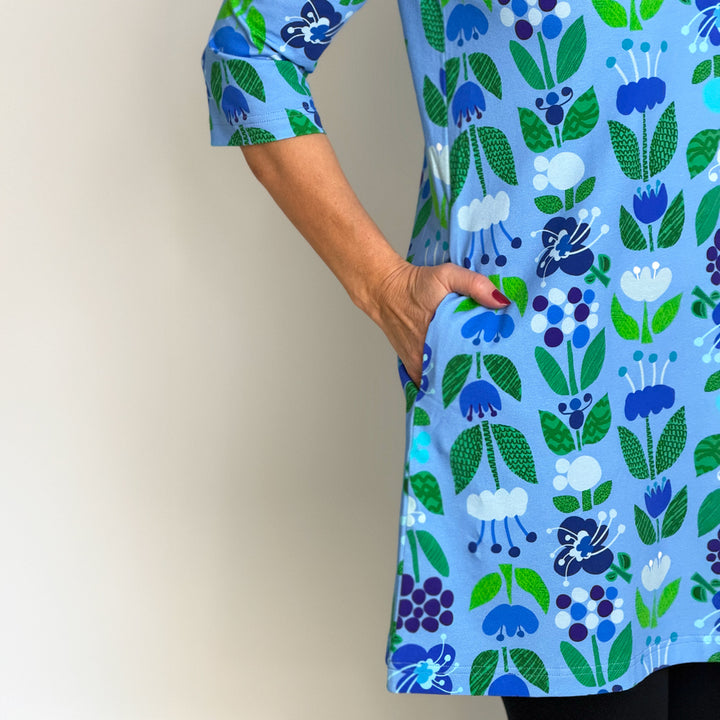 Kelpokolttu | Jersey Tunic | BLUMMA | blue