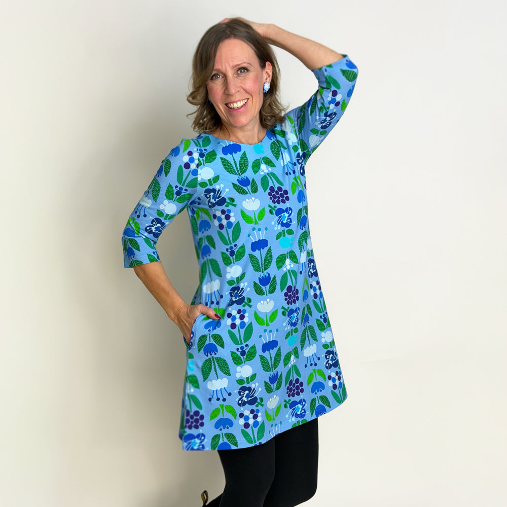Kelpokolttu | Jersey Tunic | BLUMMA | blue