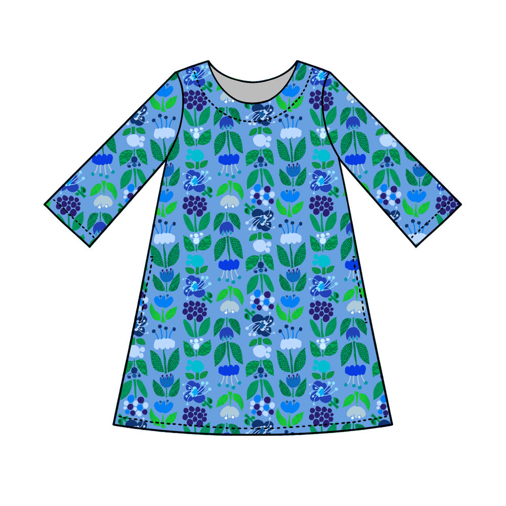 Kelpokolttu | Jersey Tunic | BLUMMA | blue