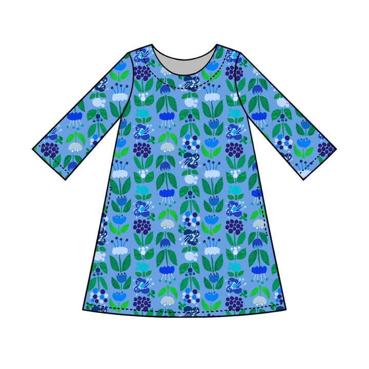 Kelpokolttu | Jersey Tunic | BLUMMA | blue