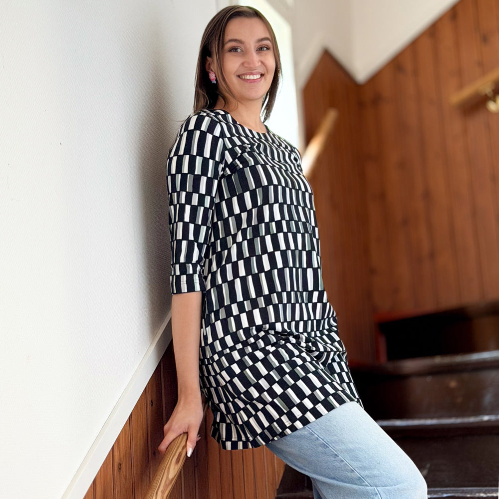 Kelpokolttu Jersey Tunic | TOLKKU | black