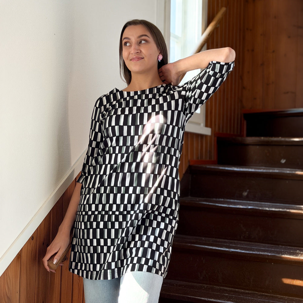 Kelpokolttu Jersey Tunic | TOLKKU | black