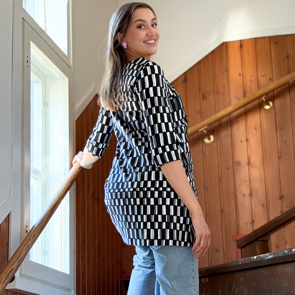 Kelpokolttu Jersey Tunic | TOLKKU | black
