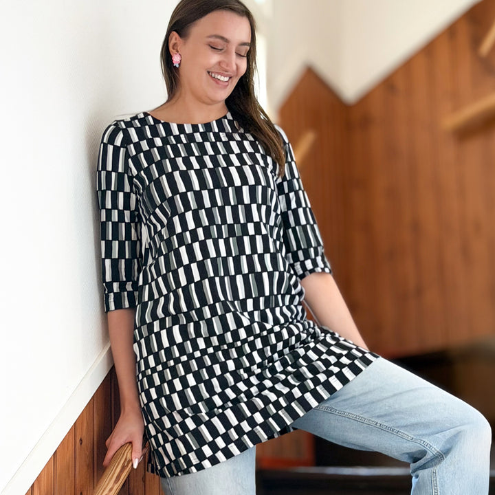 Kelpokolttu Jersey Tunic | TOLKKU | black