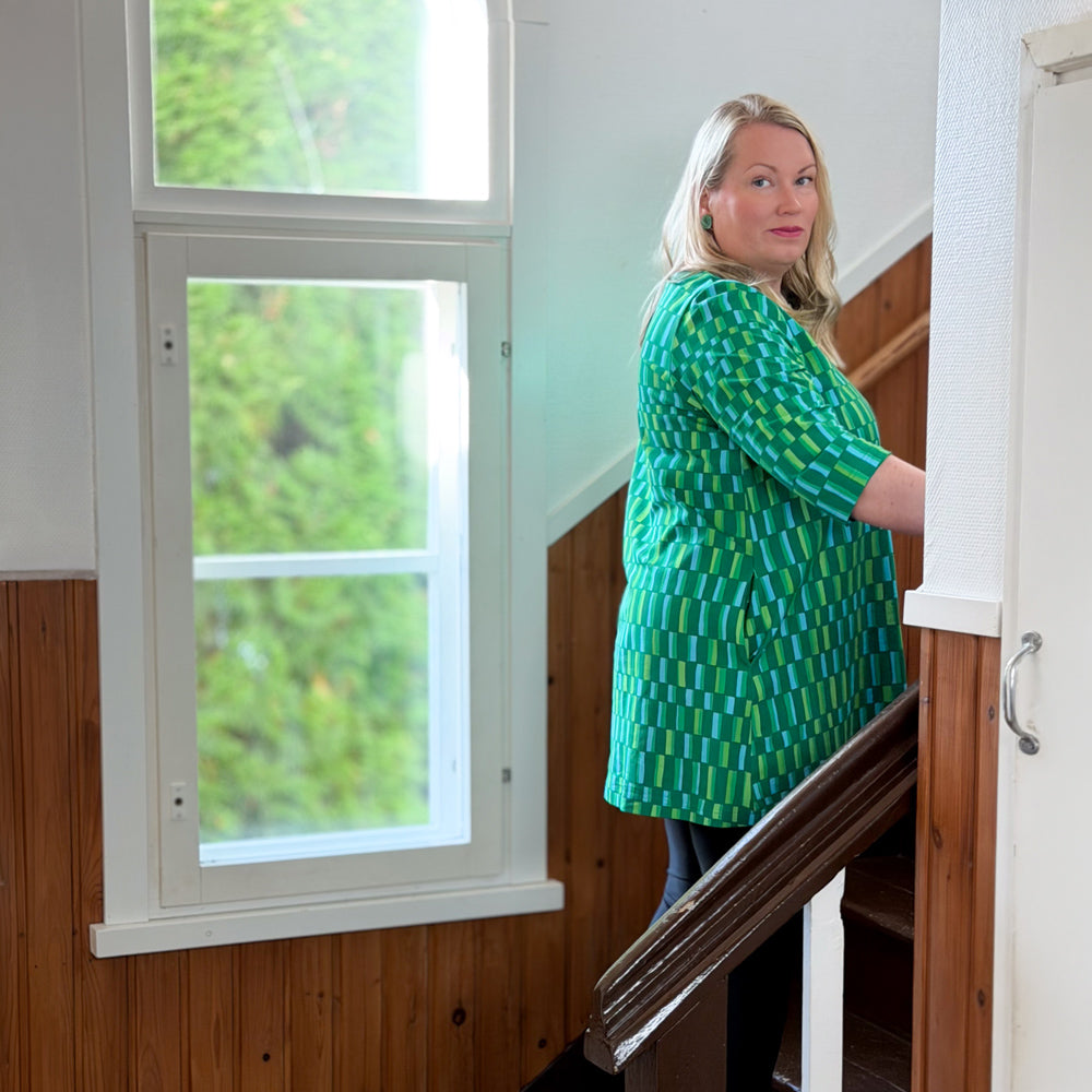 Kelpokolttu trikootunika | TOLKKU | vihreä