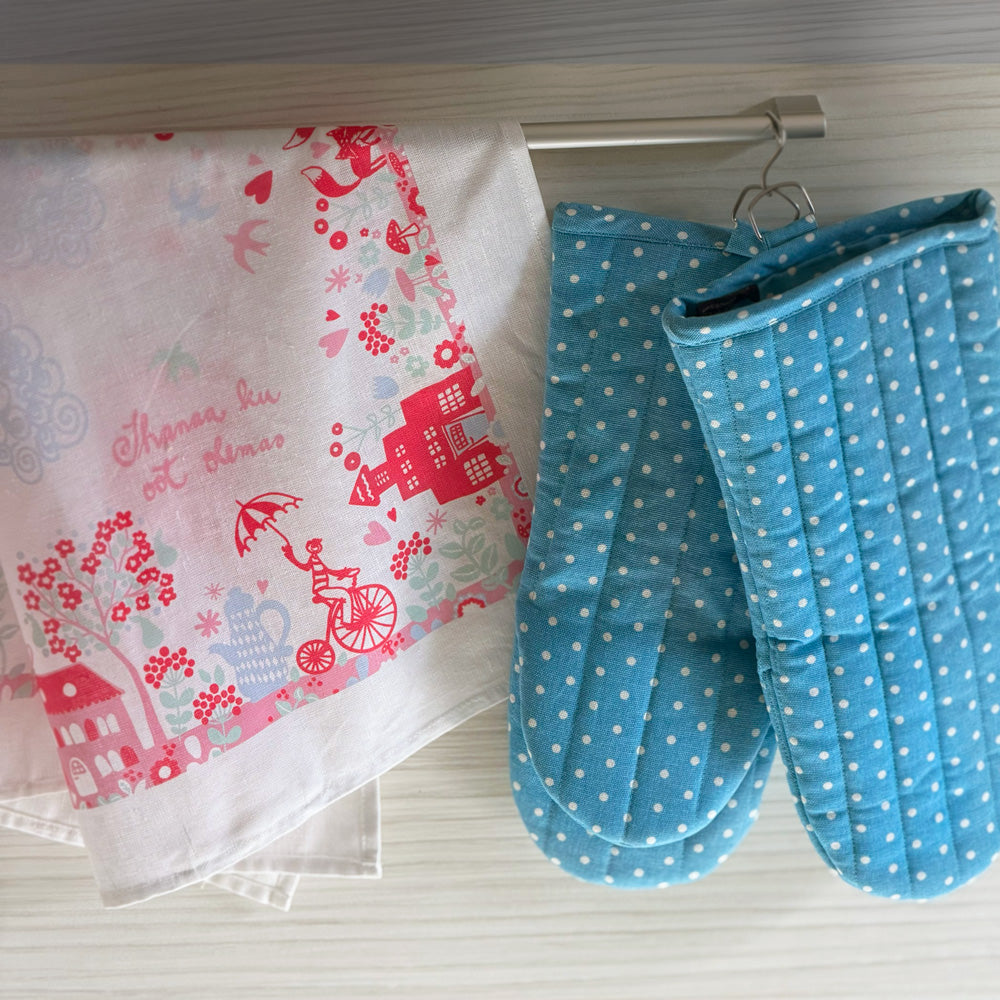 SUMMER GIFT | kitchen towel and oven mitts 