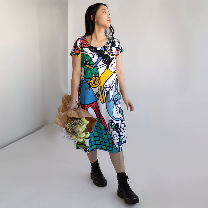 Kiva Summer Dress | KUNNON PORUKALLA | multi