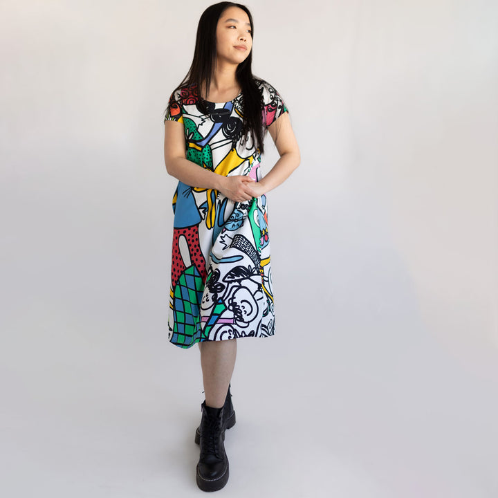 Kiva Summer Dress | KUNNON PORUKALLA | multi