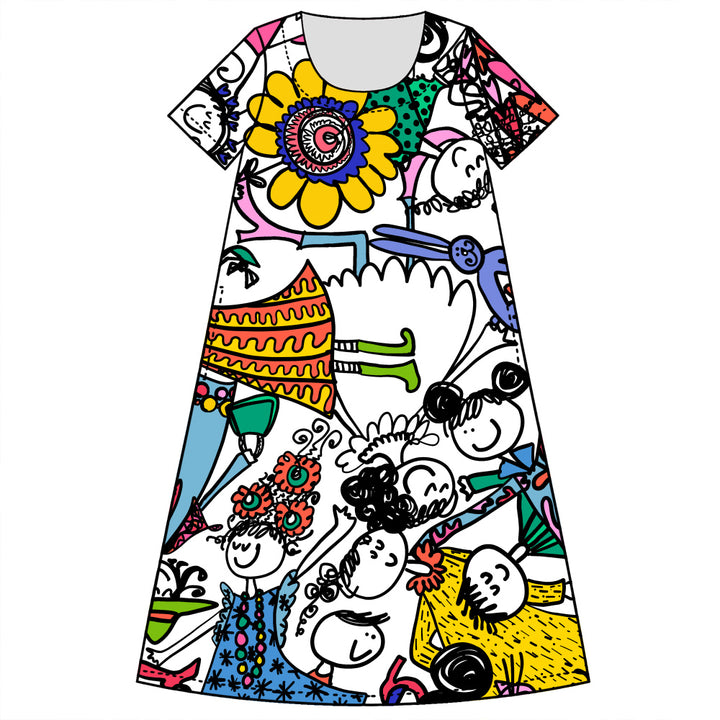 Kiva Summer Dress | KUNNON PORUKALLA | multi