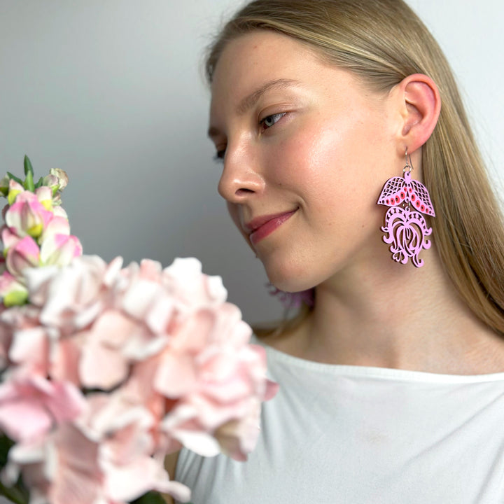 Earrings | PARATIISI | pink