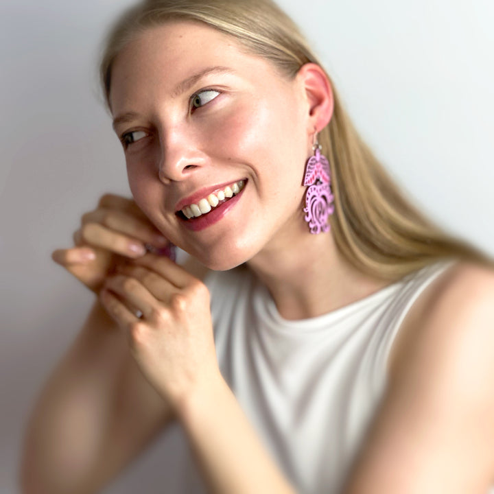 Earrings | PARATIISI | pink