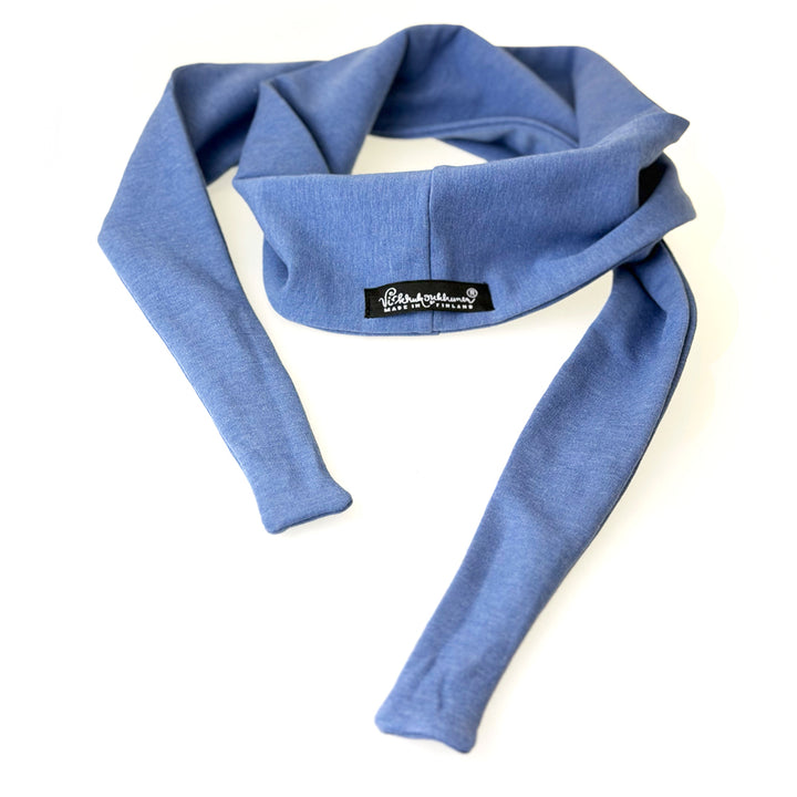 Lirpukka collegehuivi | HARMAANSININEN