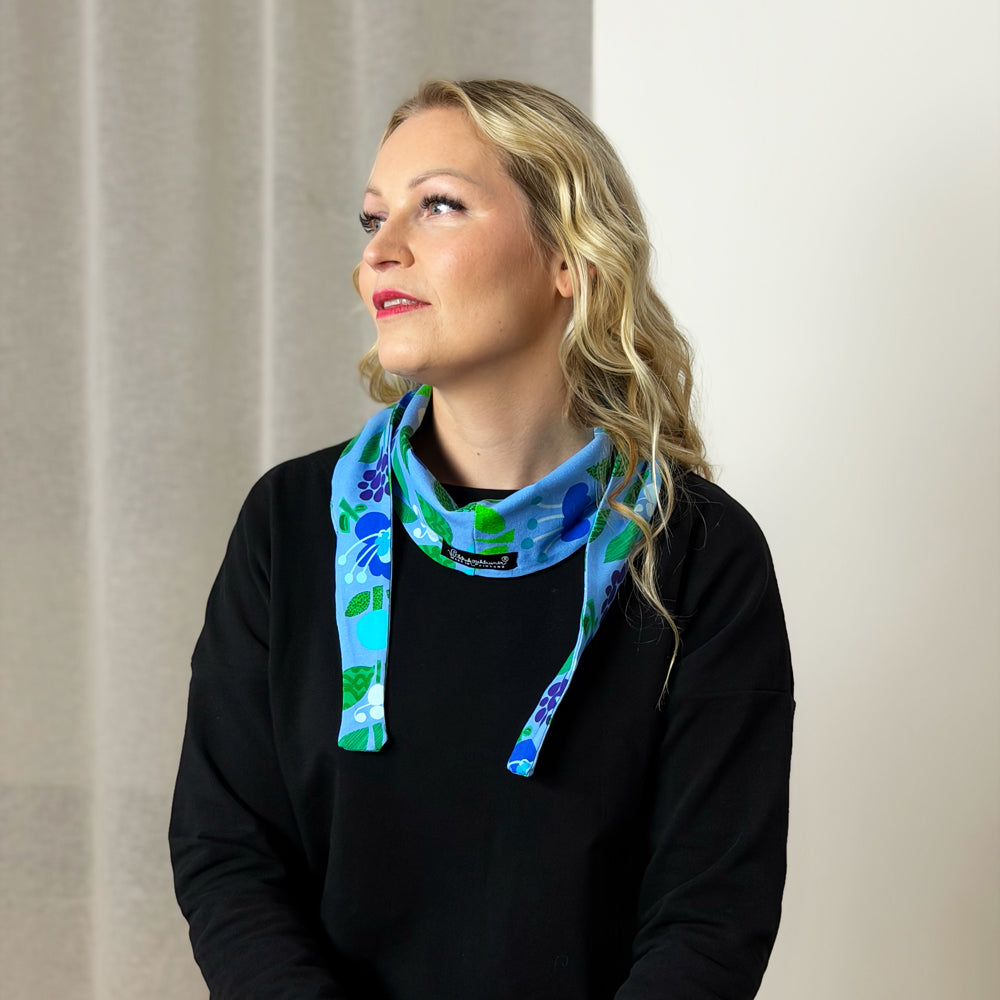 Lirpukka Jersey Scarf | BLUMMA | blue