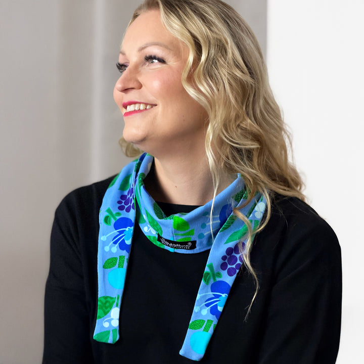 Lirpukka Jersey Scarf | BLUMMA | blue
